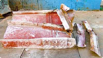 鉄スクラップ（処理前）